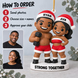 Personalized Strong Together 3D Ornament - Custom Christmas Keepsake - image 7