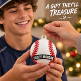 Personalized Baseball 3D Ornament - Custom Christmas Keepsake - image 8