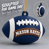 Personalized American Football 3D Ornament - Custom Christmas Keepsake - image 4