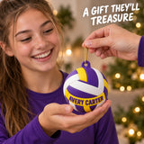 Personalized Volleyball 3D Ornament - Custom Christmas Keepsake - image 8
