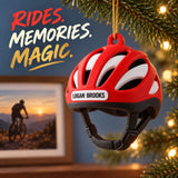 Personalized Bicycle Helmet 3D Ornament - Custom Christmas Keepsake - image 9