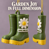 Personalized Gardening Boots 3D Ornament - Custom Christmas Keepsake - image 4