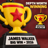 Personalized Achievement Trophy 3D Ornament - Custom Christmas Keepsake - image 6