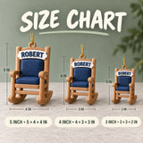 Personalized Retirement Rocking Chair 3D Ornament - Custom Christmas Keepsake - image 5