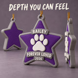Personalized Memorial Star Paw 3D Ornament - Custom Christmas Keepsake - image 4