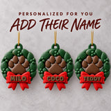 Personalized Paw Wreath 3D Ornament - Custom Christmas Keepsake - image 7