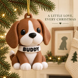 Personalized Chibi Dog 3D Ornament - Custom Christmas Keepsake - image 9