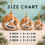Personalized Curled Dog 3D Ornament - Custom Christmas Keepsake - image 5