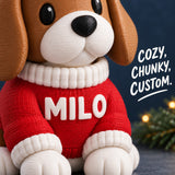 Personalized Dog Sweater 3D Ornament - Custom Christmas Keepsake - image 6