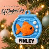Personalized Fishbowl 3D Ornament - Custom Christmas Keepsake - image 2