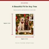 Personalized Two Dogs Acrylic Ornament - Custom Photo Keepsake - image 3