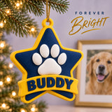Personalized Memorial Star Paw 3D Ornament - Custom Christmas Keepsake - image 9