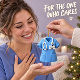 Personalized Nurse Scrubs 3D Ornament - Custom Christmas Keepsake - image 8