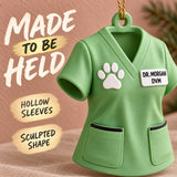 Personalized Veterinarian Scrubs 3D Ornament - Custom Christmas Keepsake - image 4