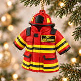 Personalized Firefighter Outfit 3D Ornament - Custom Christmas Keepsake - image 7