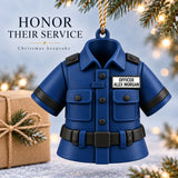 Personalized Police Uniform 3D Ornament - Custom Christmas Keepsake - image 9