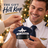 Personalized Pilot Hat Airplane 3D Ornament - Custom Christmas Keepsake - image 8