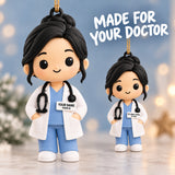 Personalized Chibi Doctor 3D Ornament - Custom Christmas Keepsake - image 7