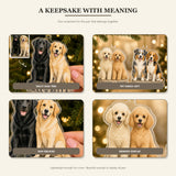 Personalized Two Best Friends Photo Acrylic Ornament - Custom Pet Keepsake - image 2