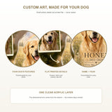 Personalized Across the Meadow Pet Memorial Photo Acrylic Ornament - Custom Pet Keepsake - image 5