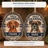 Personalized Best Buddy Grandpa Photo Acrylic Ornament - Custom Pet Keepsake - image 4