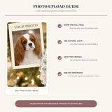Personalized Floral Wreath Dog Photo Acrylic Ornament - Custom Pet Keepsake - image 7