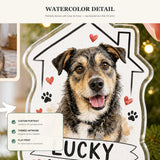 Personalized Gotcha Day Dog Photo Acrylic Ornament - Custom Pet Keepsake - image 5