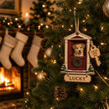 Personalized Furever Home Door Photo Wood Ornament - Custom Pet Keepsake - image 5
