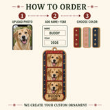 Personalized Vintage Photo Booth Dog Photo Wood Ornament - Custom Pet Keepsake - image 10
