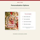 Personalized Puppy First Christmas Acrylic Ornament - Custom Photo Keepsake - image 7