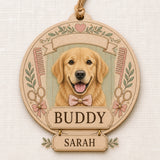 Personalized Dog Groomer Gift Photo Wood Ornament - Custom Pet Keepsake - image 3