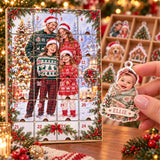 Personalized IVF Baby Worth The Wait Advent Calendar with 24 Photo Ornaments