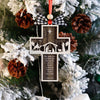 2024 Cross-Shaped Nativity Scene Ornament – Christian Scripture Christmas Gift | Final