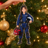 Personalized Kids EMT Paramedic Photo Ornament - Custom Acrylic Christmas Keepsake - image 4