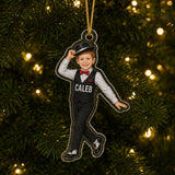 Personalized Kids Ballet Dance Photo Ornament - Custom Acrylic Christmas Keepsake - image 2