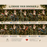 Personalized Dinosaur Rider Christmas Photo Ornament - Custom Acrylic Christmas Keepsake - image 5