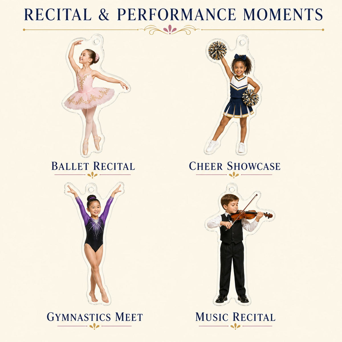 Personalized Dance Recital Performance Photo Ornament - Custom Acrylic Christmas Keepsake - image 4